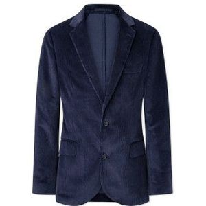 Hackett Londonvoor mannen. HM470485 Navy koordjas (38/32), Casual, Feest, Katoen, Klassiek, Lange mouwen, Marineblauw