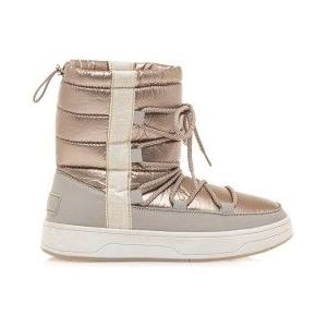 Mustangvoor vrouwen. 60717 Enkellaarsjes Nepal goud (36), Goudkleurig, Stof, 3 tot 5 cm, Geen, Casual