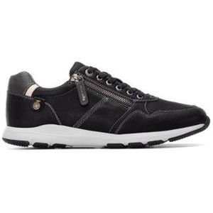 Refreshvoor mannen. 17321803-NEGRO Trainers 173218 zwart (41), Plat, Veters, Ritssluiting, Casual