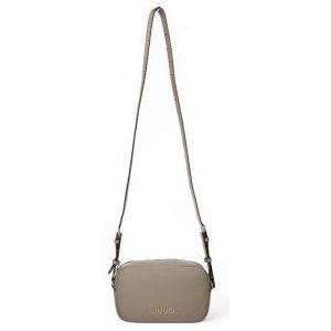 Liu Jovoor vrouwen. AF5137-E0058 Kleine schoudertas taupe (OSFA), Casual, Polyurethaan