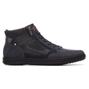 Xtivoor mannen. 14462101-NEGRO Trainers 144621 zwart (42), Plat, Ritssluiting, Casual