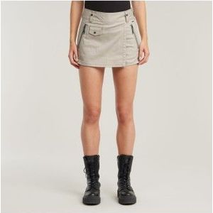 G-Starvoor vrouwen. D26170-D715-1214 Korte broek Regular fit beige (29), Casual, Katoen