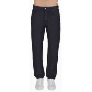 Armani Exchangevoor mannen. XM000072AF13077MB001 Blauwe jeans met wortelsnit (36), Casual, Katoen, Denim