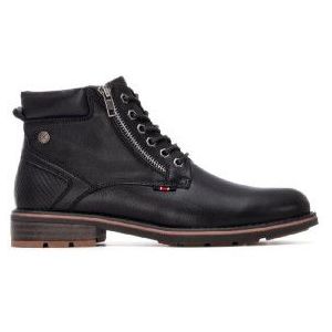 Xtivoor mannen. 14466801-MARRON Enkellaarsjes 144668 bruin (41), Plat, 1 tot 3 cm, Ritssluiting, Casual