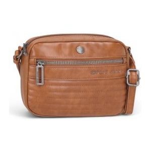 Pepe Jeansvoor vrouwen. 7155542 Bruine Biker Schoudertas (OSFA), Casual, Synthetisch