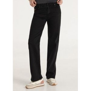Lois Jeansvoor vrouwen. 207982406 Jeans Carmen Aby zwart gewassen (27), Casual, Katoen