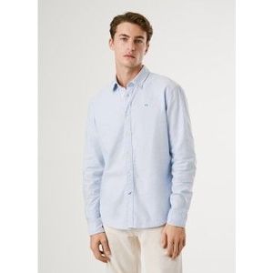 Pepe Jeans - PM3090816 - Overhemd - Blauw - Casual - Katoen - Lange Mouwen