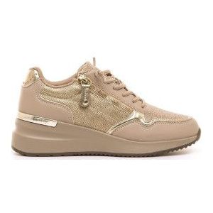 Mustangvoor vrouwen. 60820 Goa beige pantoffels (36), 3 tot 5 cm, Ritssluiting, Casual