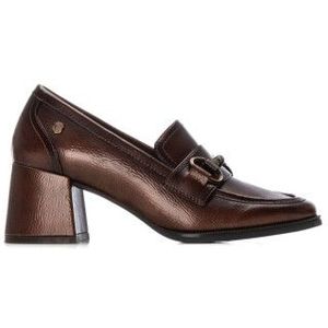 Carmelavoor vrouwen. 16253601-TAUPE Leren schoenen 162536 bruin (37), Leer, 3 tot 5 cm, Geen, Casual