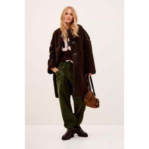 BA&SHvoor vrouwen. 1H25MILL Chocolade Millie Mantel (38), Bruin, Casual, Polyester