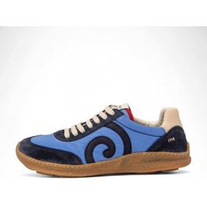 El Naturalistaunisex. 25435A150005_0B0 Leren sportschoenen N5435B blauw (36), Leer, Stof, Plat, Veters, Casual