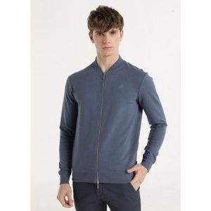 Bendorffvoor mannen. 860585606 Bomber sweatshirt blauw (S), Casual, Katoen