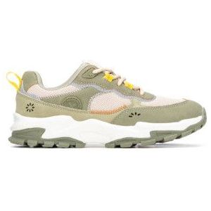 Xti Kidsvoor meisjes. 15135701-KAKI Trainers 151357 groen (31), Stof, Plat, Veters, Casual, kinderkleding