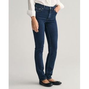 Gantvoor vrouwen. 4100197 Slim Fit Super Smalle Jeans blauw (27/32), Casual, Katoen, Denim
