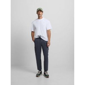 Silbonvoor mannen. 135316 Cargo jogger cargobroek marine (38), Casual, Katoen, Marineblauw