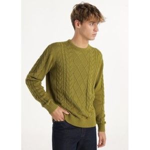 Six Valvesvoor mannen. 570451657 Trui met borduursel (S), Casual, Katoen, Bordeaux