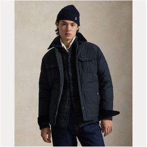 Polo Ralph Laurenvoor mannen. 710977088002 De Hartland Jacket marine (L), Casual, Katoen, Marineblauw