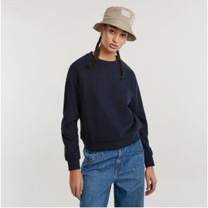 G-Star RAW - Sleeve Construction - Sweatshirt - Marineblauw - Biologisch Katoen