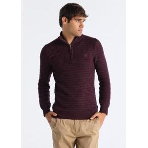 Bendorffvoor mannen. 870645561 Perkins trui kastanjebruin (S), Casual, Granaatappel, Katoen