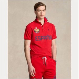 Polo Ralph Laurenvoor mannen. 710944670001 Polo Classic Fit Spanje rood (L), Casual, Katoen, Korte mouwen