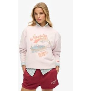 Superdryvoor vrouwen. W2012247A Sweater Souvenir beige (M), Casual, Katoen
