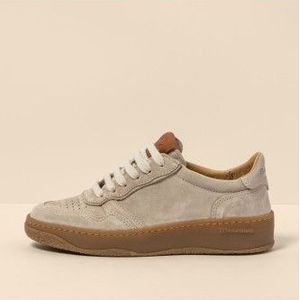El Naturalistaunisex. 25844S1ZZ005_020 Leren sneakers N5844S Geo beige (36), Leer, Plat, Veters, Casual