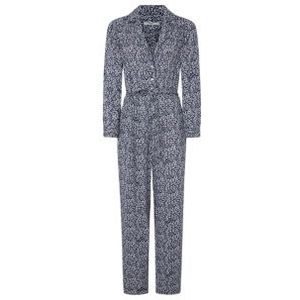 Pepe Jeansvoor vrouwen. PL230497 Lucie jumpsuit blauw (M), Casual, Modaal, Lange mouwen