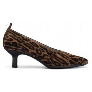 Wondersvoor vrouwen. G-7102_5507_9115 FlexFit 02 bruin leren schoenen (37), Leer, 3 tot 5 cm, Geen, Casual, Feest, Dierenprint, Klassiek