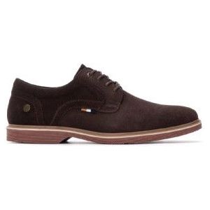 Xtivoor mannen. 14455603-MARRON Leren schoenen 144556 bruin (41), Leer, Plat, Veters, Casual