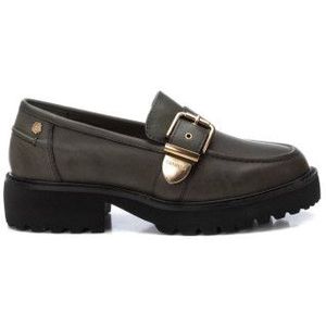 Carmelavoor vrouwen. 16190703-KAKI Leren schoenen 161907 groen (37), Leer, Plat, Geen, Casual