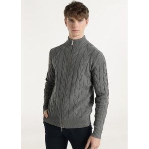 Bendorffvoor mannen. 870715609 Gebreide trui marine achten (S), Casual, Katoen, Marineblauw