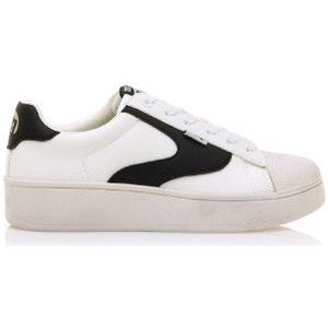 Mustangvoor vrouwen. 60856 Trainers Botte wit (36), Plat, Veters, Casual