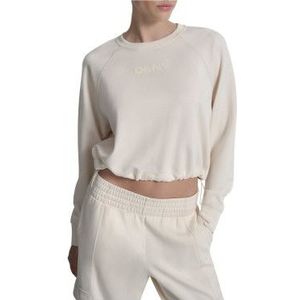 DKNYvoor vrouwen. DP5T1114 Scuba sweatshirt zwart (XS), Casual, Polyester