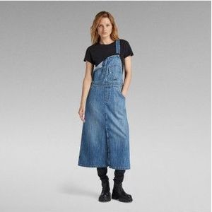 G-Star - D24351-D536 - Blauwe Salopette - Katoen - Regular Fit