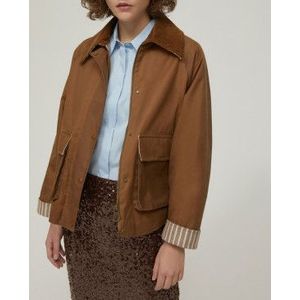 PennyBlackvoor vrouwen. 2521026023270 Bruin safari-jasje (38), Casual, Katoen