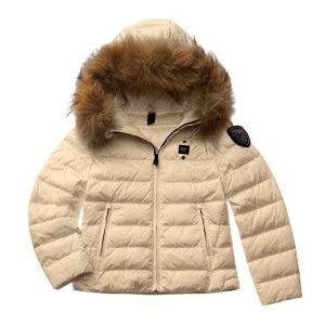 Blauervoor vrouwen/meisjes. 24WBLGC03075 Jas Arcadia goud (10años= 140cm), Goudkleurig, Casual, Nylon, kinderkleding