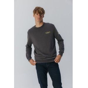 elPulpovoor mannen. 11030128073 Triple Logo Sweatshirt gebroken wit (S), Casual, Biologisch katoen, Duurzaam