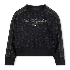 Karl Lagerfeldvoor meisjes. Z30608 Sweater Marca zwart (16Años= 174cm), Casual, Katoen, kinderkleding