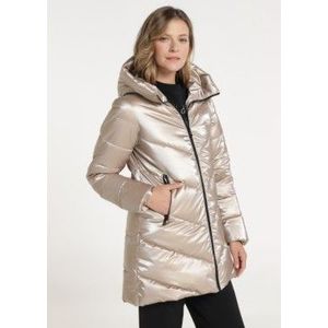 Victorio & Lucchino, V&Lvoor vrouwen. 390108203 Waterdichte laag met goudmetallic effect (XS), Goudkleurig, Casual, Polyester