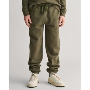 Gantunisex voor kinderen. 911235 Script Grafische joggingbroek voor tieners groen (16años= 176cm), Casual, Sportief, Katoen, kinderkleding