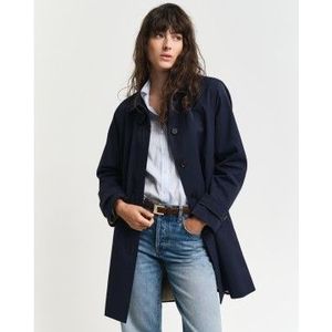 Gantvoor vrouwen. 4751138 Marine auto jas (M), Casual, Polyester, Marineblauw