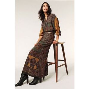 BA&SHvoor vrouwen. 1H25BAYR Bruin Bayro rokje (34), Casual, Viscose