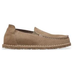 Birkenstock - Utti Slip-On - Mocassins - Taupe - Leer - Plat