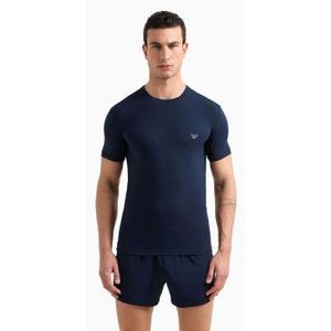 Emporio Armanivoor mannen. EM000379_AF10783 T-shirt marine (M), Homewear, Modaal, Korte mouwen, Marineblauw