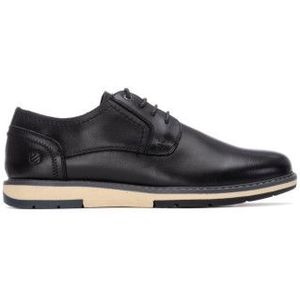 Carmelavoor mannen. 16267804-NEGRO Leren schoenen 162678 zwart (41), Leer, Plat, Veters, Casual
