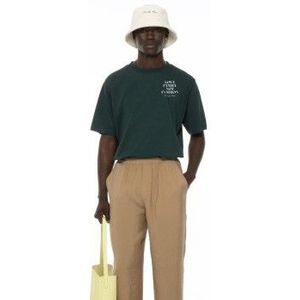 Family Firstvoor mannen. TS2503 LFNF T-shirt zwart (S), Casual, Katoen, Korte mouwen