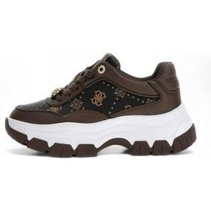 GUESS - Berrett2 - Sneakers - Bruin / Zwart
