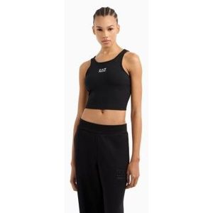 Ea7 Emporio Armani Top Zonder Mouwen - Zwart - Hoogwaardige Kwaliteit