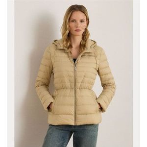 Lauren Ralph Lauren - Gewatteerde Donsjas - Beige - Met Capuchon - 650 cuin Fill Power