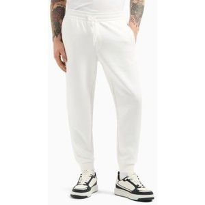 Armani Exchangevoor mannen. XM000373AF10818U0009 Witte joggerbroek (XS), Casual, Katoen